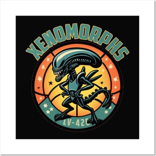 Xenomorphs B-Ball Posters and Art